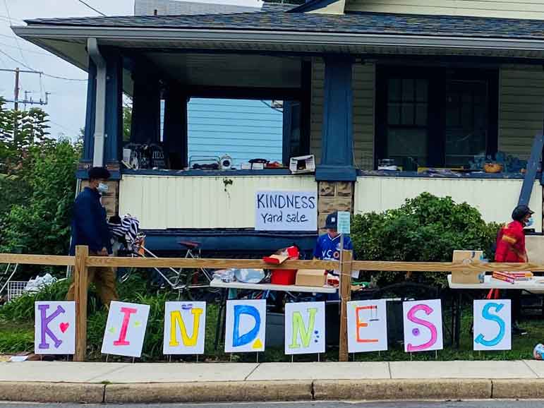 The inspiring math of kindness: How one woman turned a 2-day yard sale into a year's worth of generosity
	
	