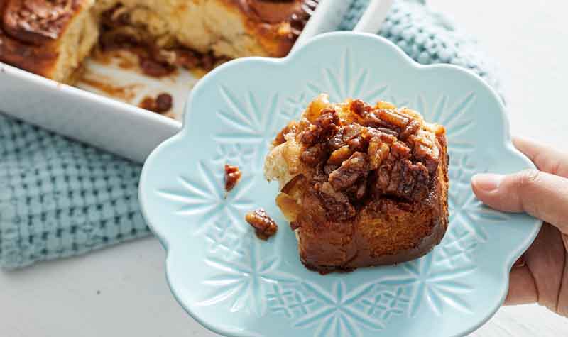 Have these warm-from-the-oven sticky pecan rolls ready for the  morning you need them most
	