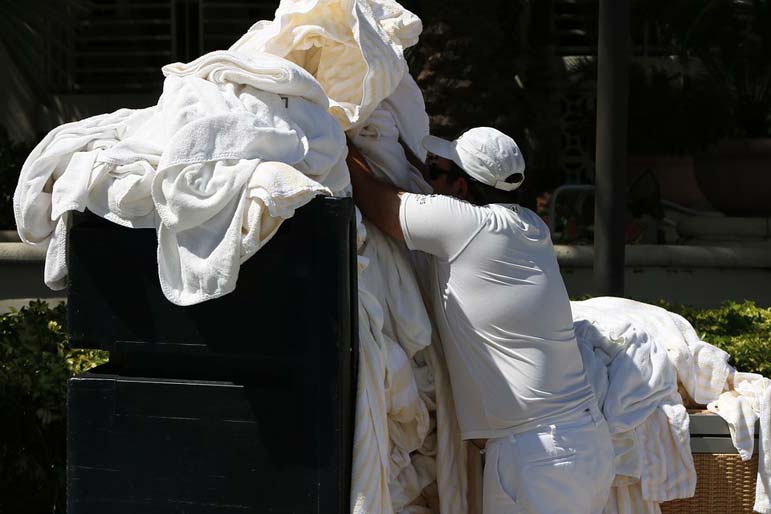 A hospital threw a stillborn baby out with dirty laundry