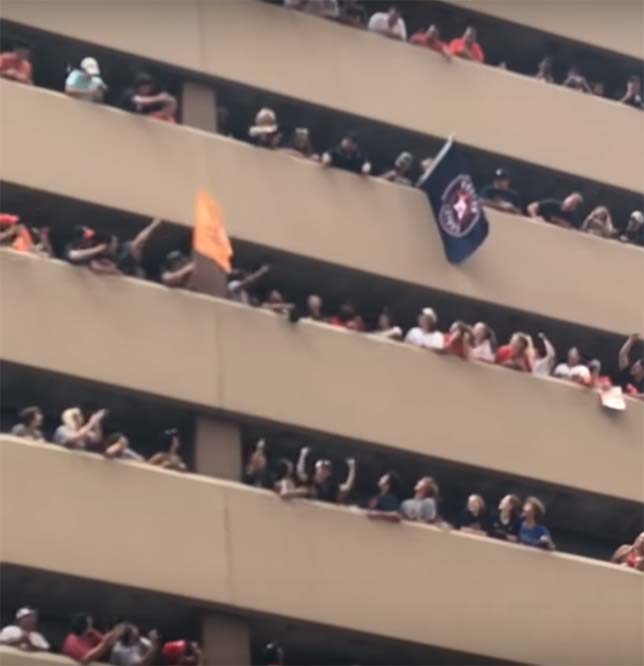Watch this one-minute video and find yourself warmed at what true teamwork can be