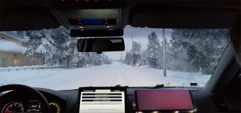 If you hate driving in the snow, a robot can now do it for you
	