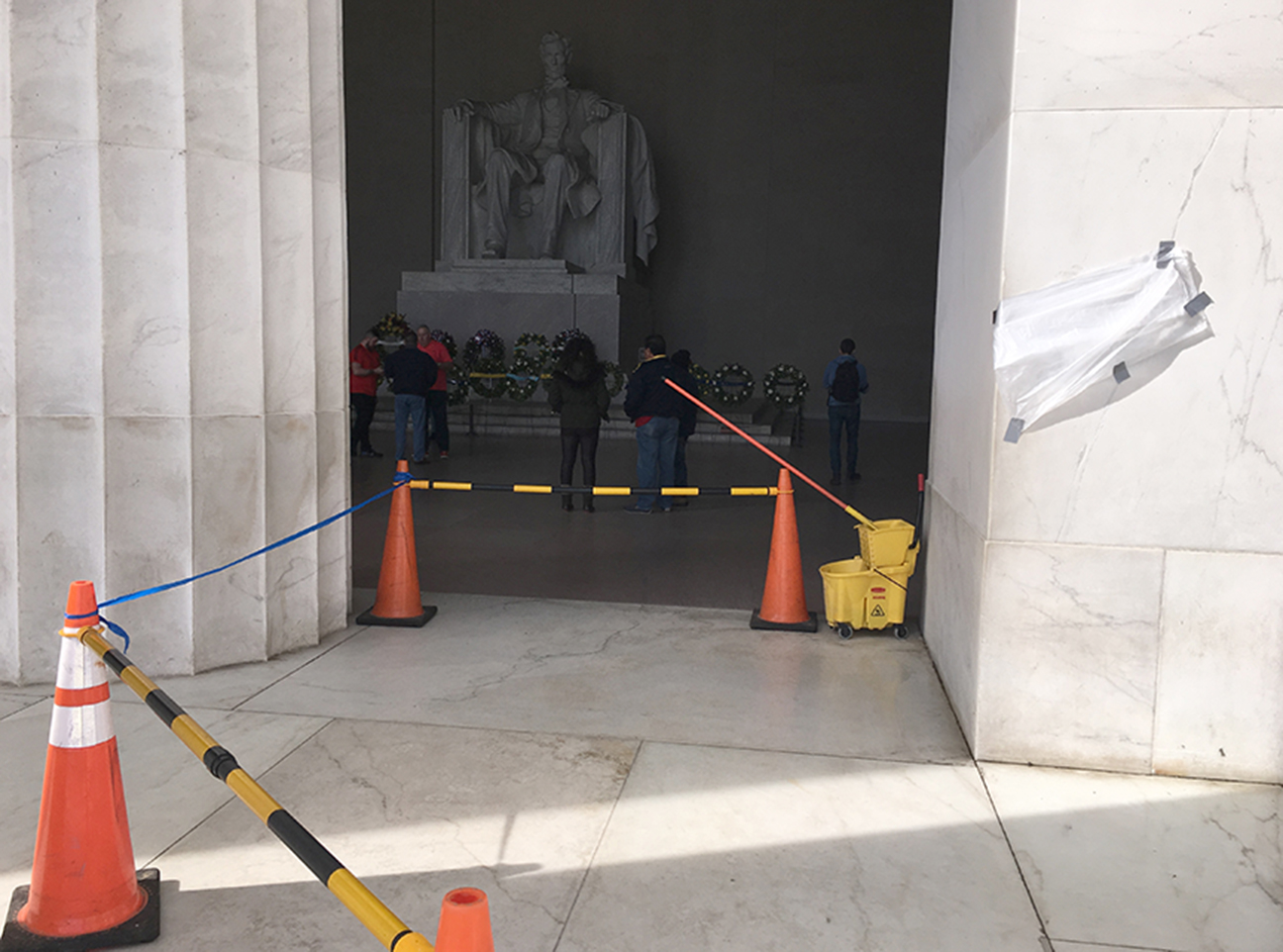 Three of D.C.'s most visited monuments damaged with graffiti over holiday weekend
	