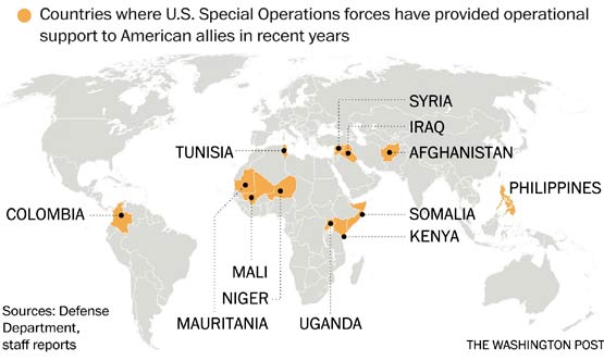 REVEALED: U.S. forces' secret role helps foreign troops fight terror
 
  