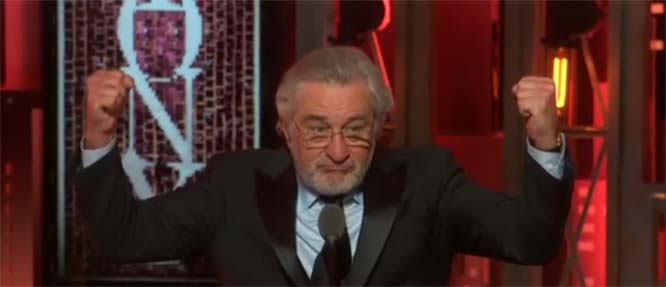  De Niro's F-bomb could do a lot of collateral damage
	
	