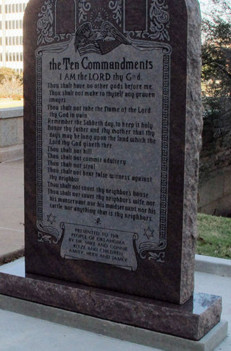 The Ten Commandments should remain etched in the American experience