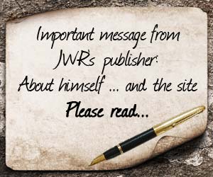 Letter from JWR publisher