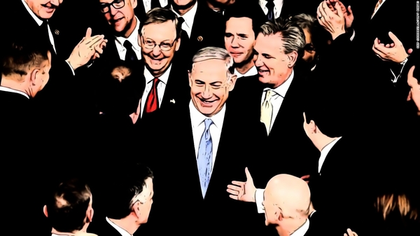  	Most Members of Congress Share Netanyahu's View
 