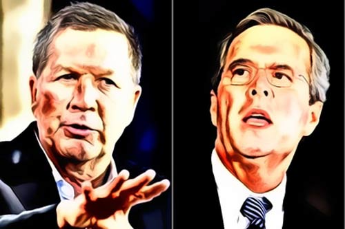 Ineffective Jeb Bush now faces NH challenge from Kasich