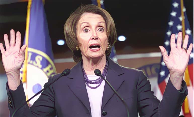  Pelosi bets the House on risky 'We are not Trump' message
	