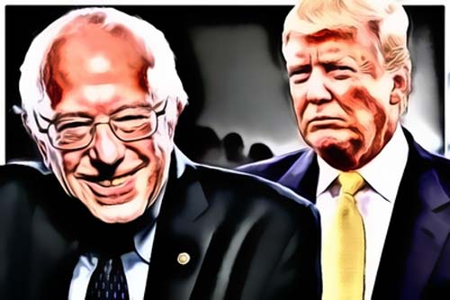   Sanders and Trump: Two peas in a pod?