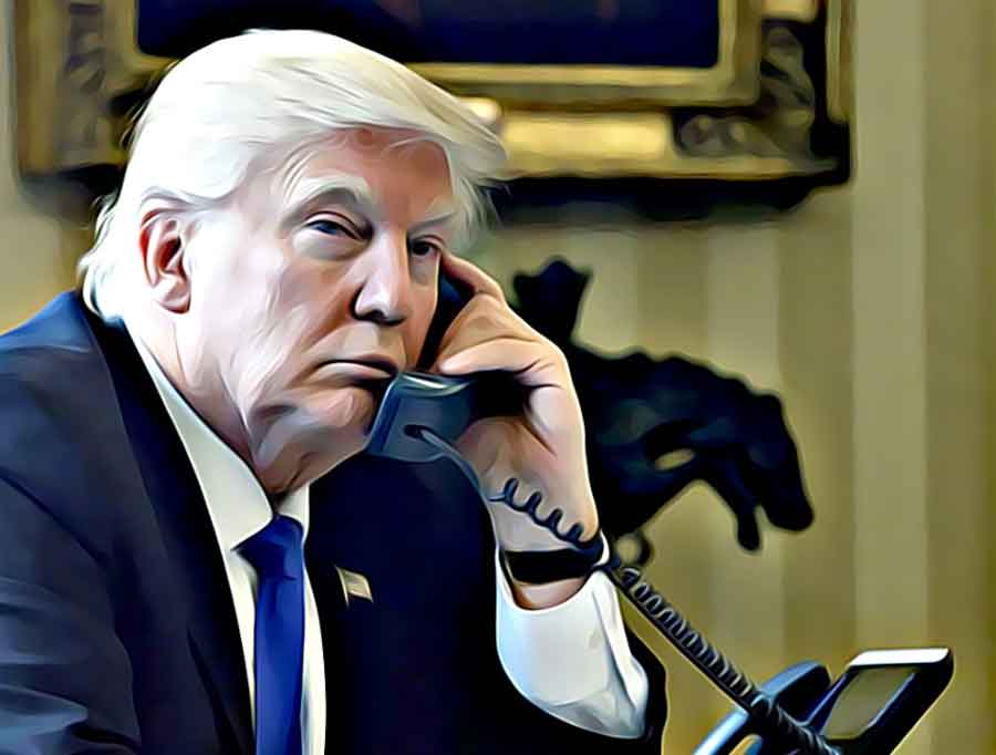 Musings on that phone call from the Oval Office
	
	