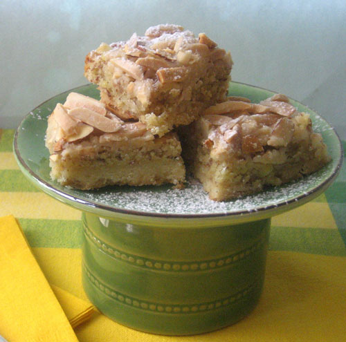 Warning: Scrumptious Almond Shortbread Squares are decadent and addictive
