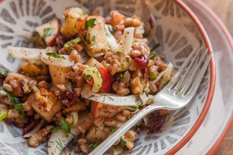 Delicious AND gorgeous: A heavy hand with spices makes this salad perfect
  
  