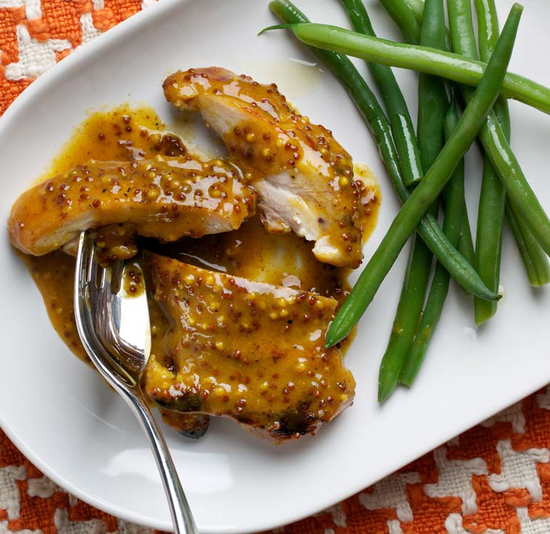 There's a tangy sharpness to this chicken, yet no knife is required
 
  