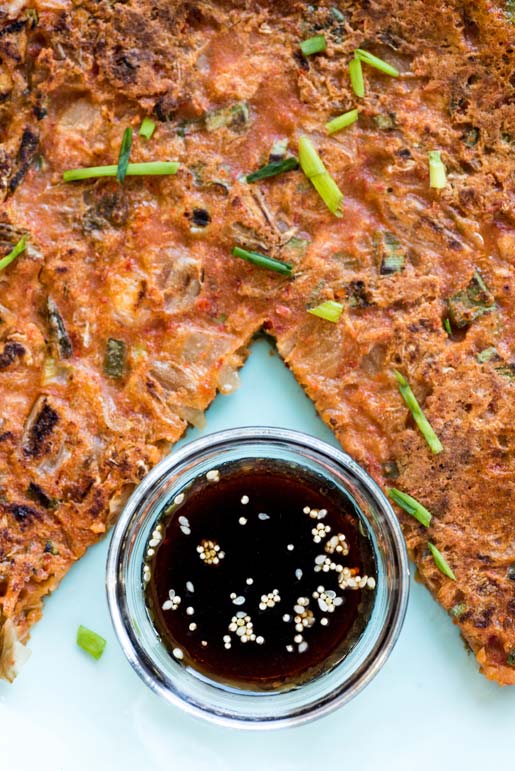 Sensational supper: Spicy, savory Korean pancakes offer deliciousness with an earthy complexity 
  
  