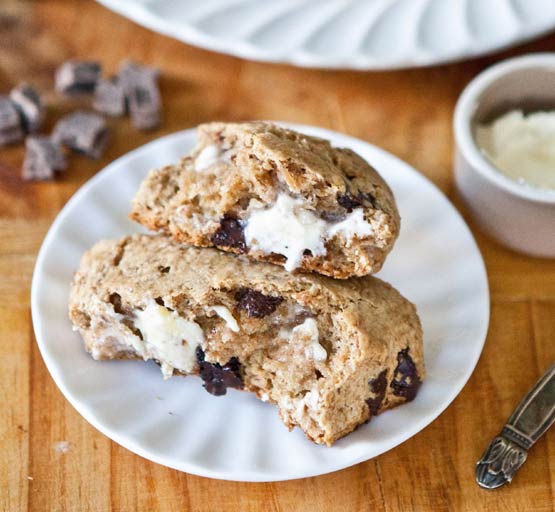 Whole Wheat Chocolate Coconut Scones --- WOW!