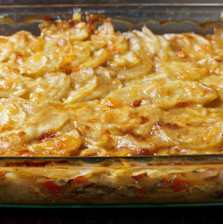 This easy, cheesy potato casserole can take you home
 
  
  