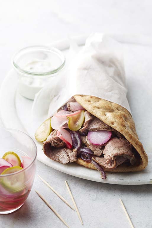 Gyros made fast and healthy --- but without sacrificing taste!