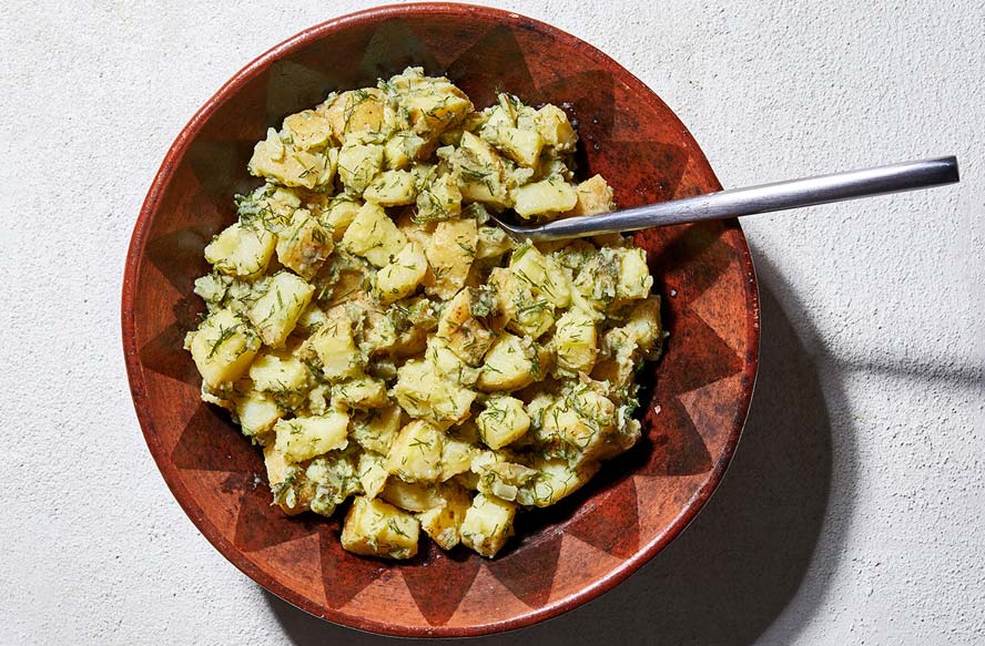 You don't need a single drop of mayo to make your best potato salad
  