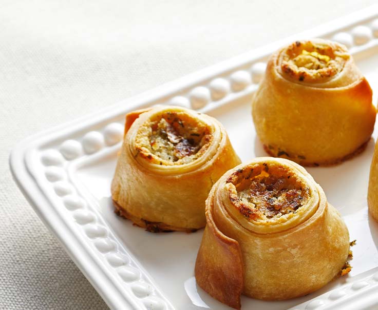A use for leftovers isn't pie in the sky. It's a knish (No more belly bombs of deli cases!)
	
	