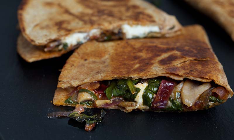 See how three tweaks can transform a quesadilla, already a fast-cooked meal that begs to be devoured immediately, into something -- believe it or not -- even better 
 
  
  