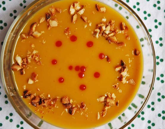 This bisque can be made spicy or sweet --- either way is amazingly delish
