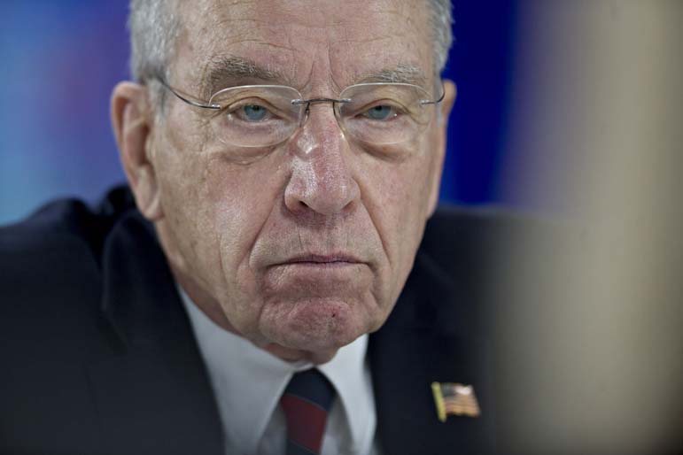 Two sides of Grassley in the spotlight this week: Dogged investigator and defender of Trump
	