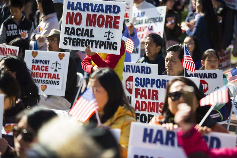 Students suing Harvard for admission bias unlikely to stop there
	