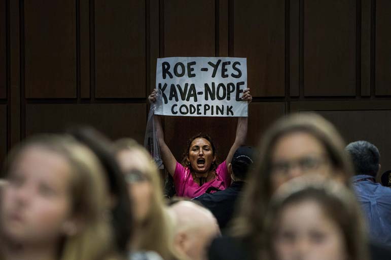 Kavanaugh protesters come dangerously close to self-indulgence

 
