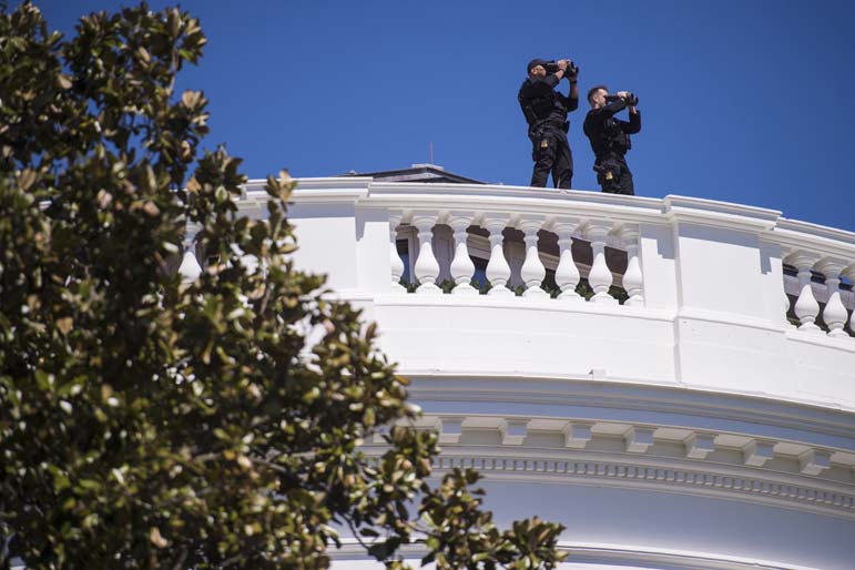 Signs of sophisticated cell-phone spying found near White House, say U.S. officials
	