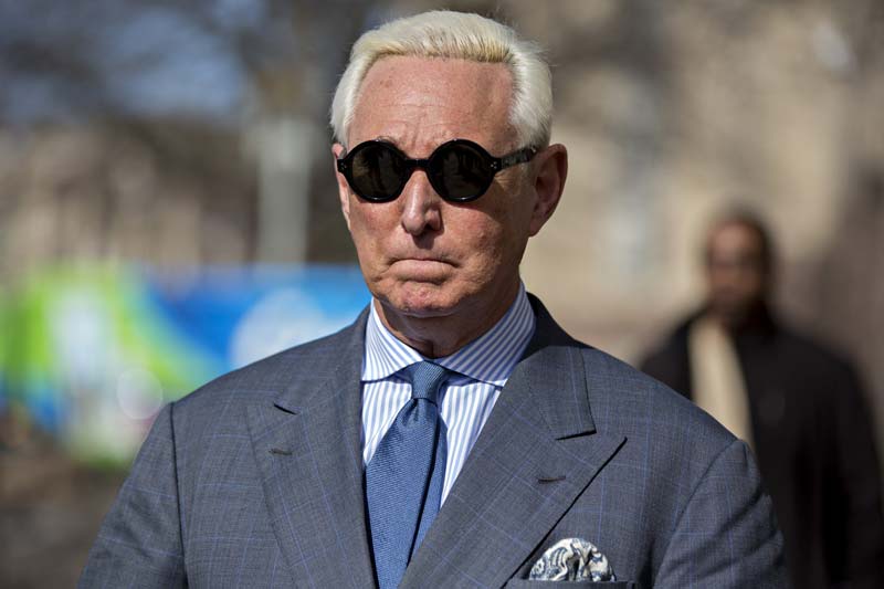 Roger Stone has turned his court appearances into a fashion show


  
